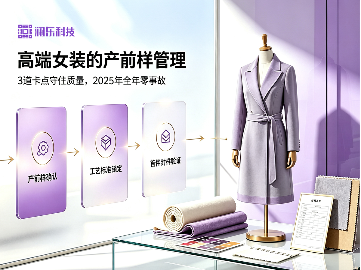 高端女装的产前样管理：3道卡点守住质量，2025年全年零事故